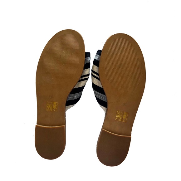 Madewell Naida Half-Bow Sandal Marcia Stripe - Picture 3 of 4